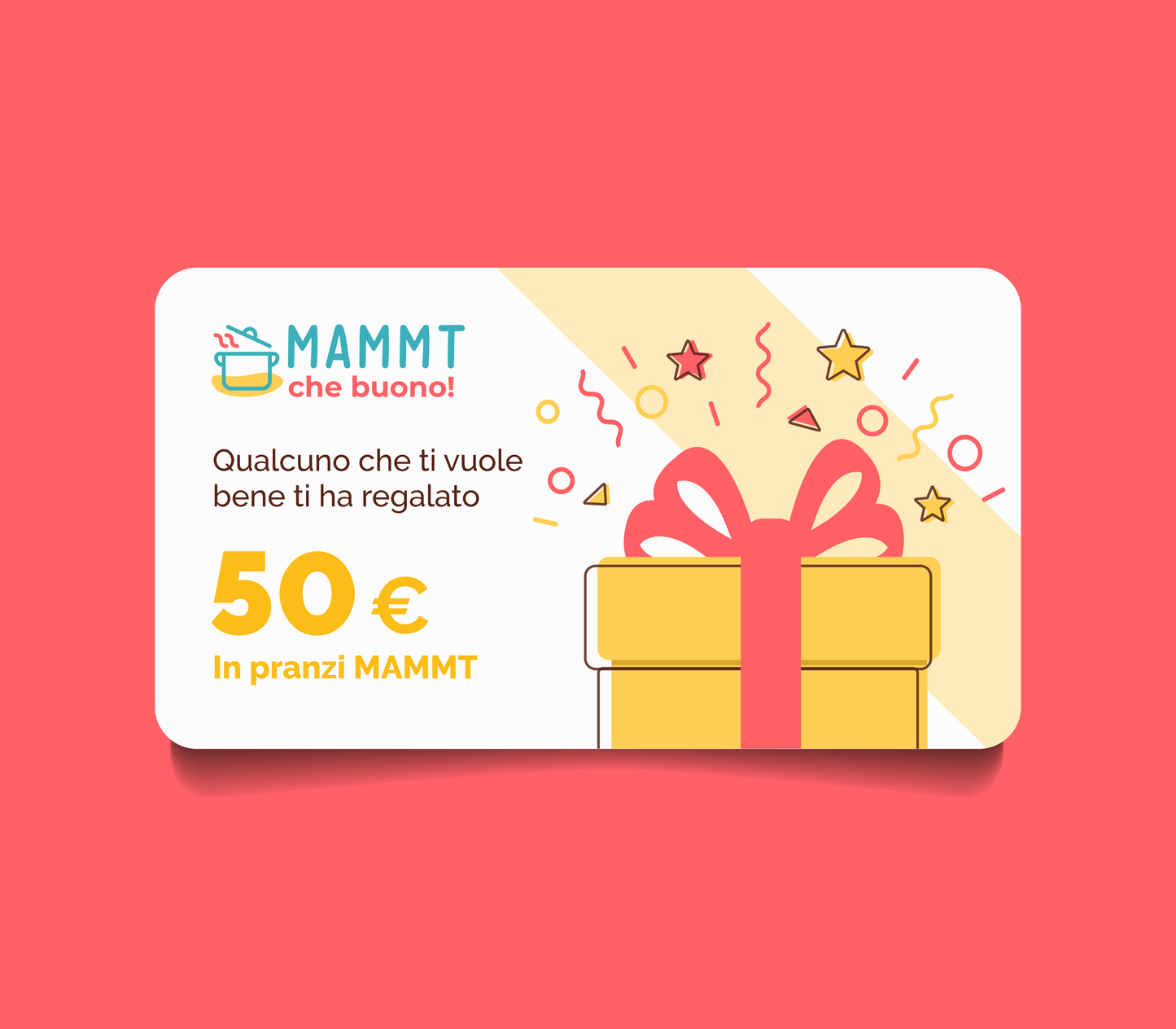 50€ in pranzi MAMMT (gift card digitale)