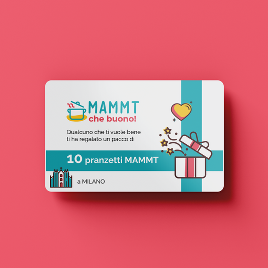 10 pranzi MAMMT a Milano (gift card digitale)