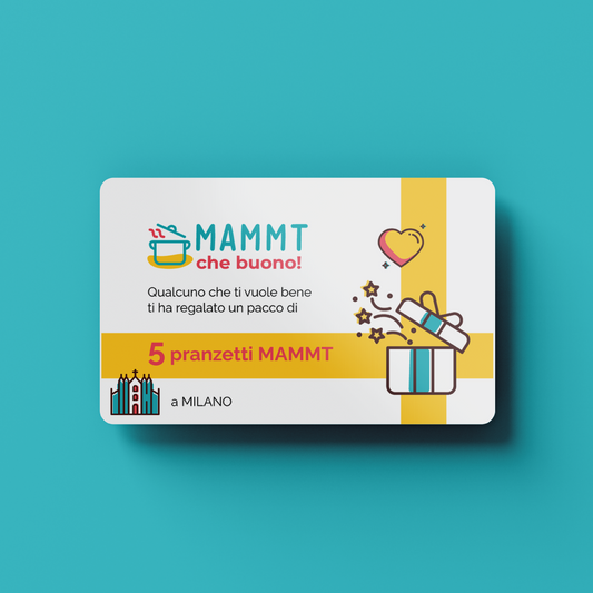 5 pranzi MAMMT a Milano (gift card digitale)